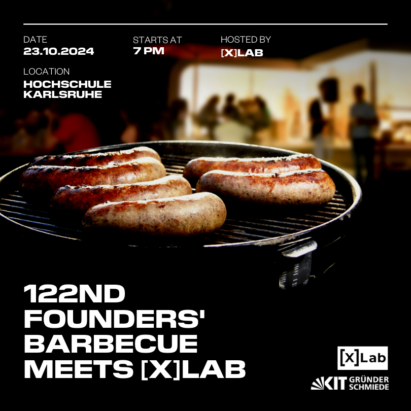 122nd Founders' Barbecue meets Xlab. Event on the 23rd of Octorber at 7pm
