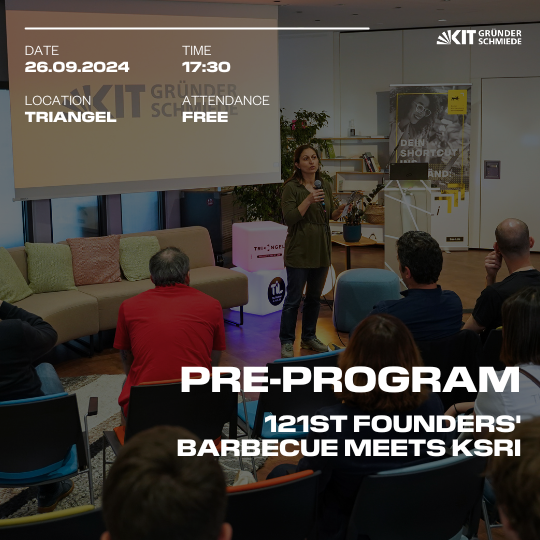 Pre-Progamm of the 121st Founders' Barbecue meets KSRI. Event on the 26th of September at 17:30