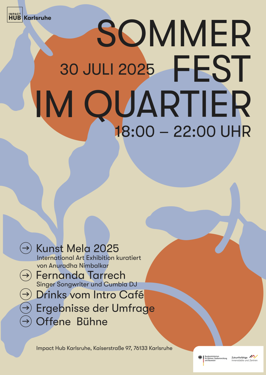 Fest im Quartier Event-Grafik – Veranstaltung am 30. Juli 2025.