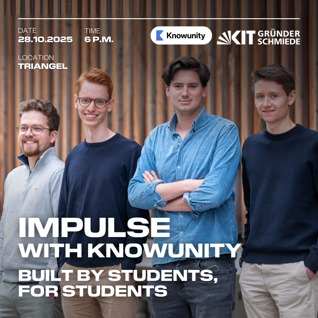Impulse mit Knowunity – Built by students for students Event-Banner.